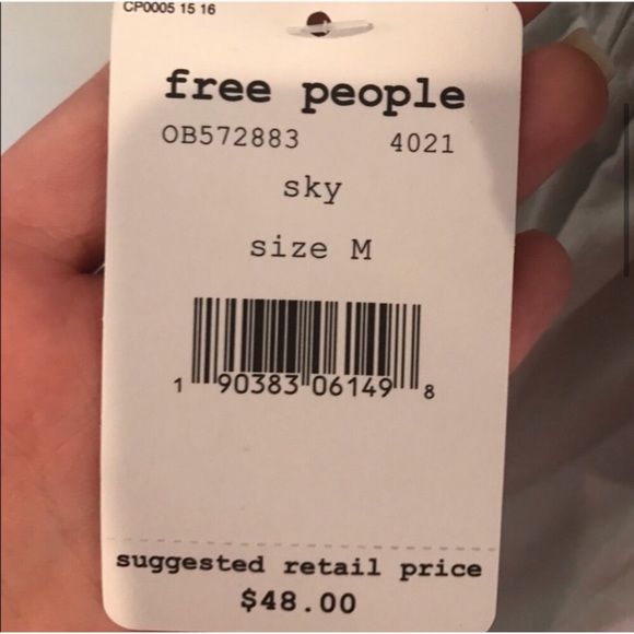 NWT Free People Heat Wave Surplice Peplum Tank Top - Picture 5 of 8